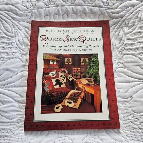 Quick-Sew Quilts Book By Best-Loved Designers Collection 1996 - Picture 1 of 11